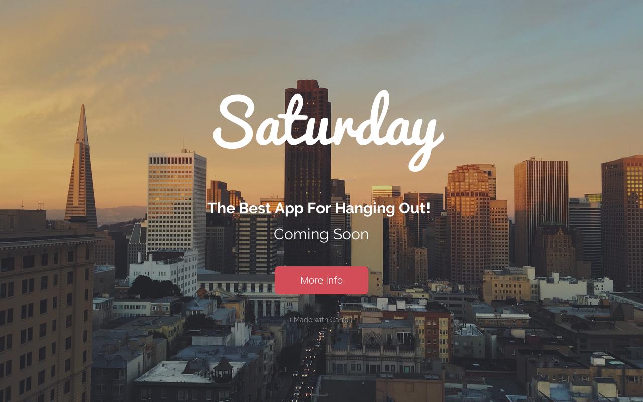 Carrd profile picture for @saturday